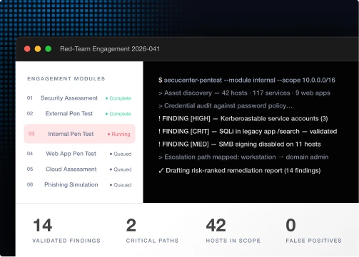 SOC as a Service dashboard preview